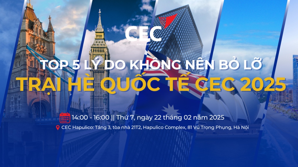 Top 5 lý do không thể bỏ lỡ CEC International Summer Camp 2025